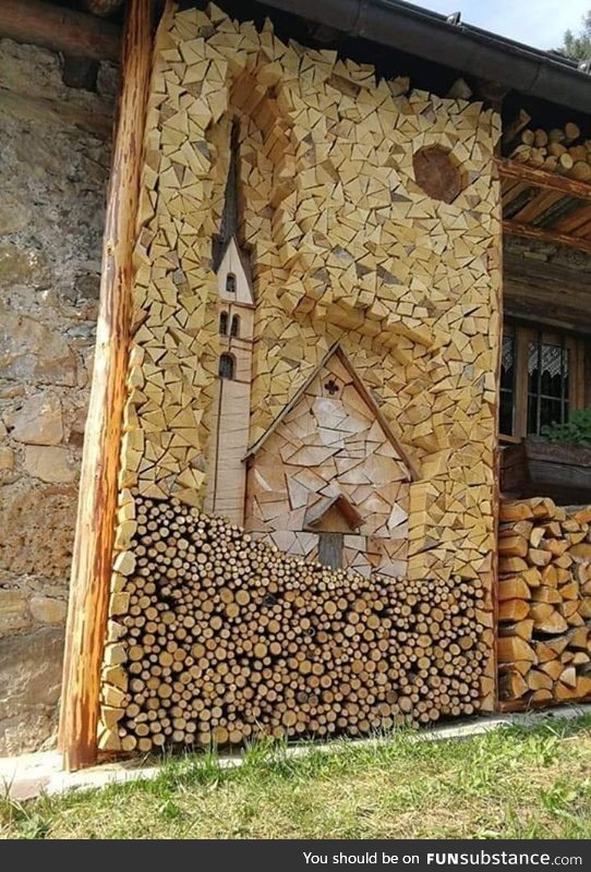 The Austrians know how to stack wood