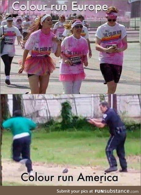 You run