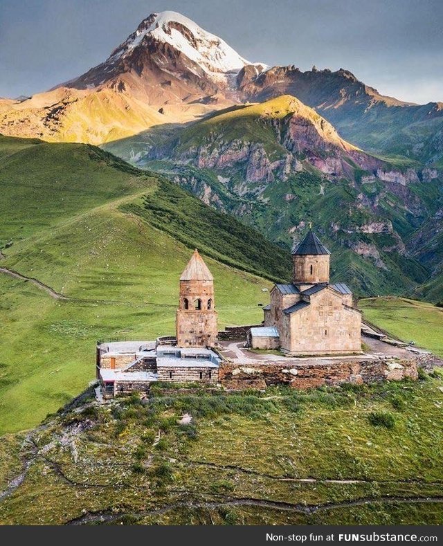 Gergeti Trinity Church, Kazbegi, Georgia