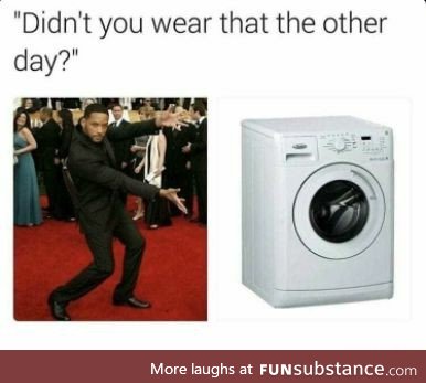 It's more cost-effective than buying a new outfit for every day of my life