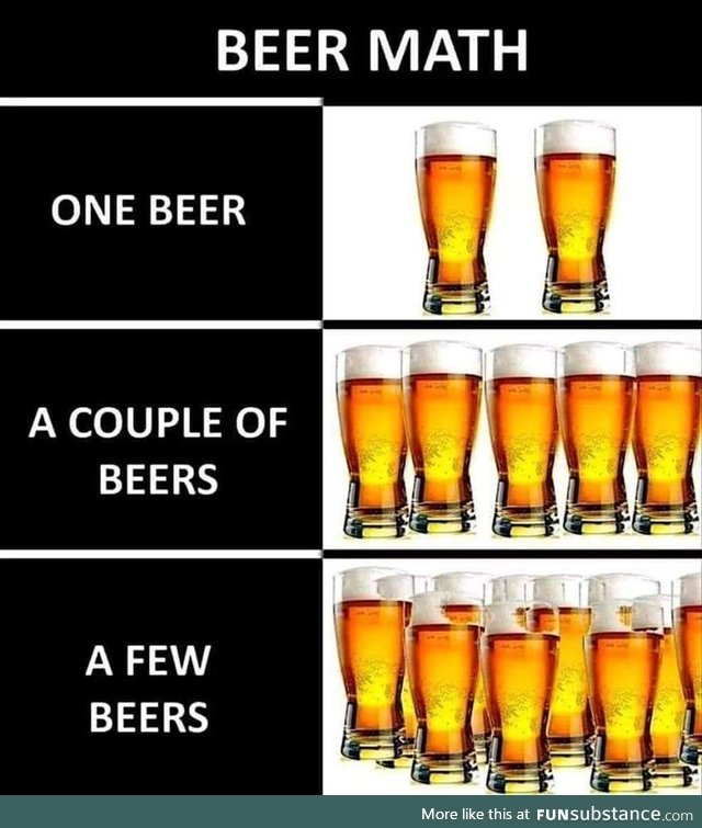 Beer math