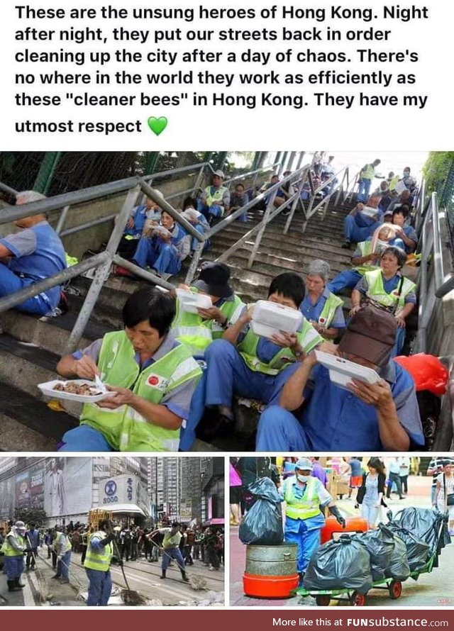 The true heroes of Hong Kong
