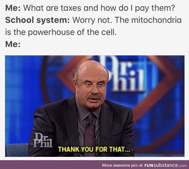 I’m glad I learned that