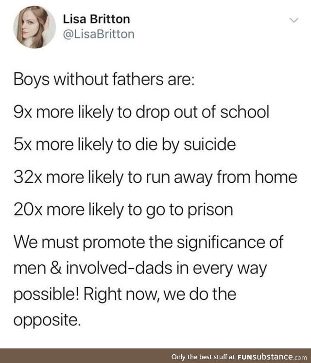 Boys without fathers