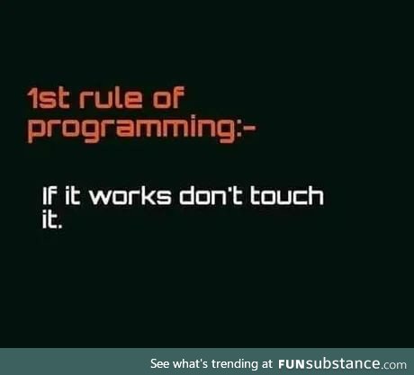 Dont touch