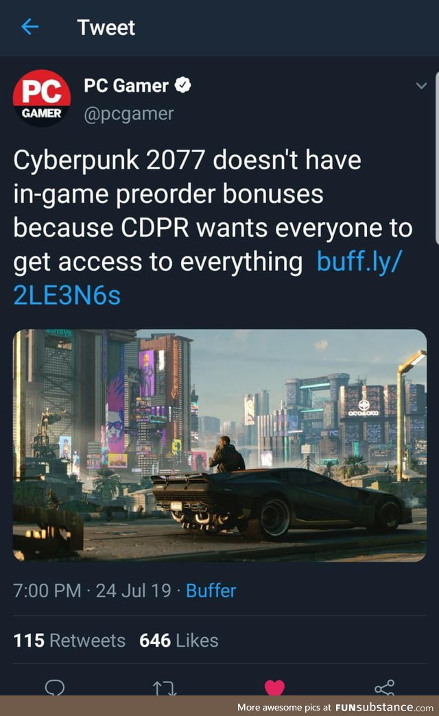 CDPR being game developer bros