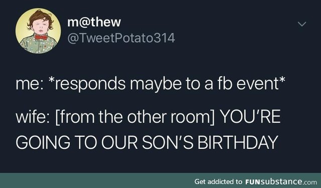Also wife: Pls bbq 200 hot dogs that no one will eat