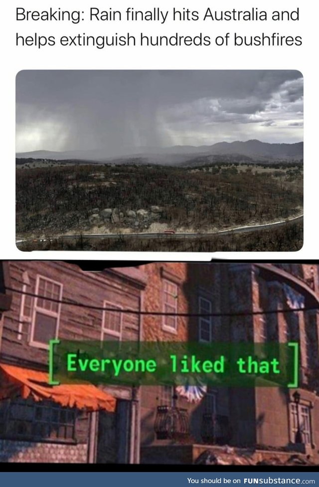 Ah rain yes