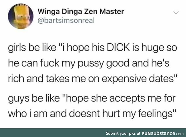 I hope she has a big, dry p*ssy
