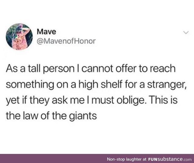 The knowledge enters your mind when you reach 6ft