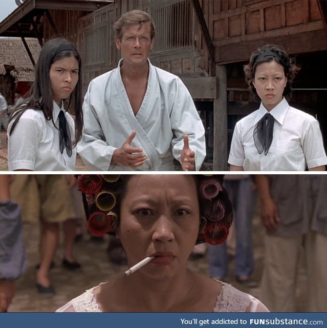 (Fun) fact: The Kung Fu Hustle Lady was a Bond girl