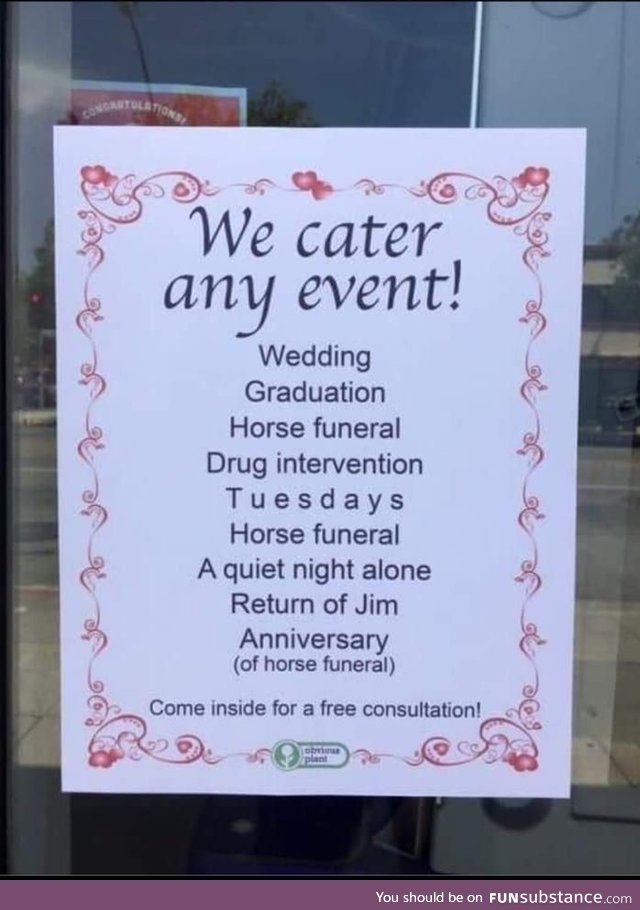 Oddly specific events
