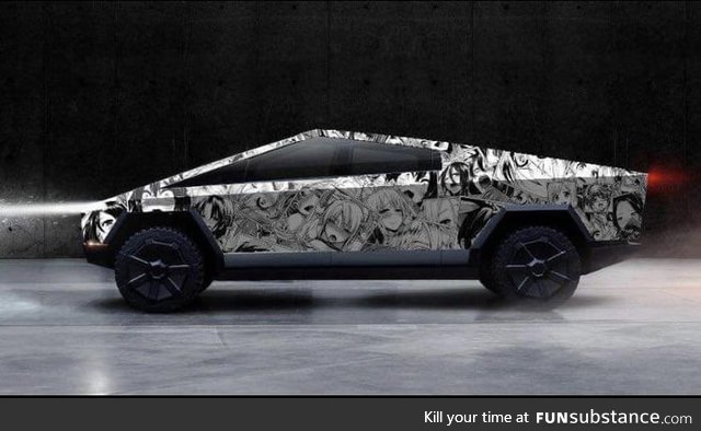 Fixed model of Elon Musk's car