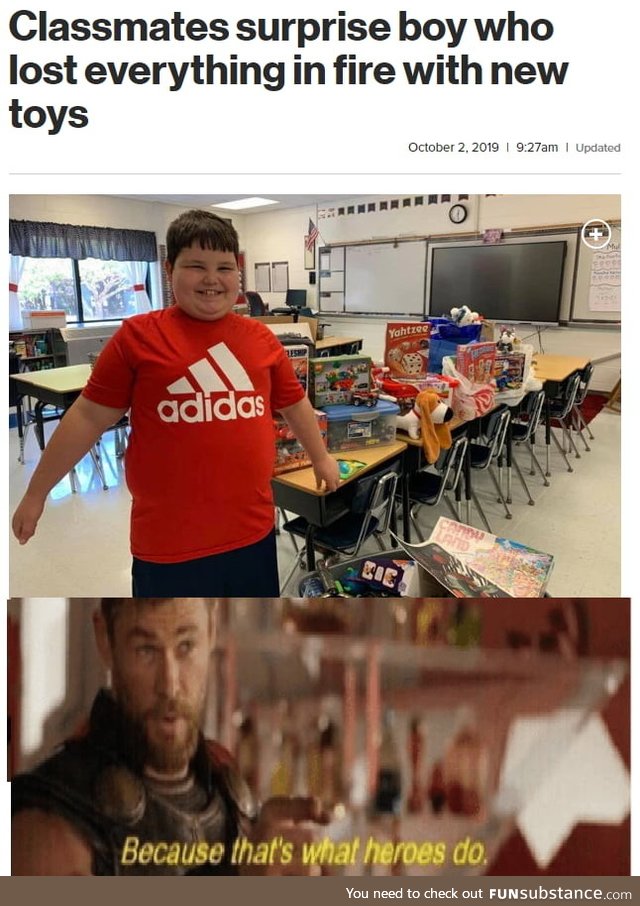 Everyone liked that