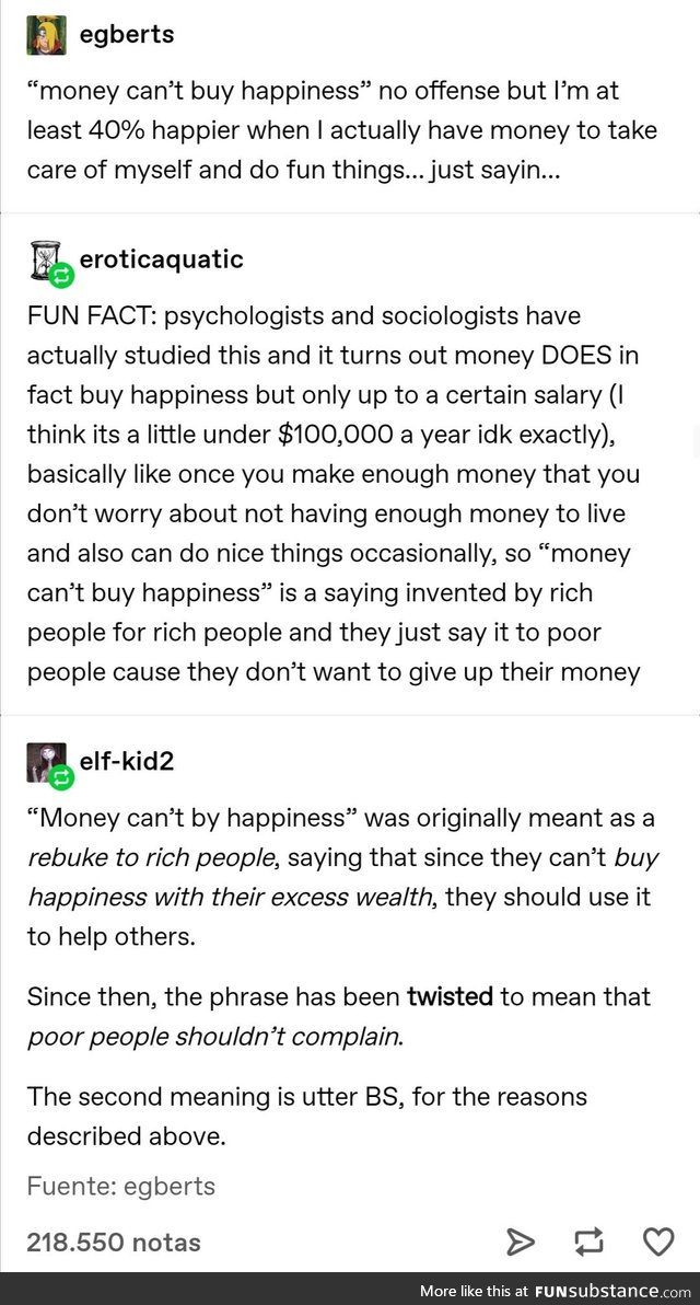 Everything will affect your happiness