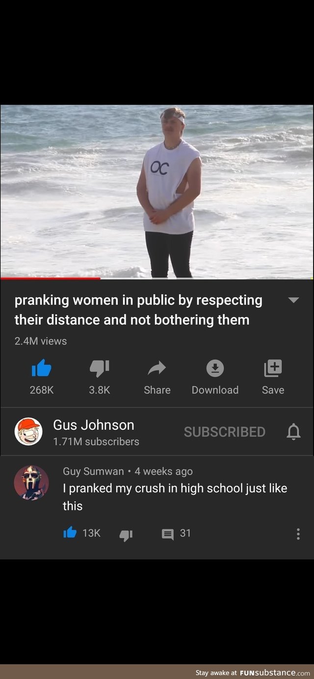 Gus you animal