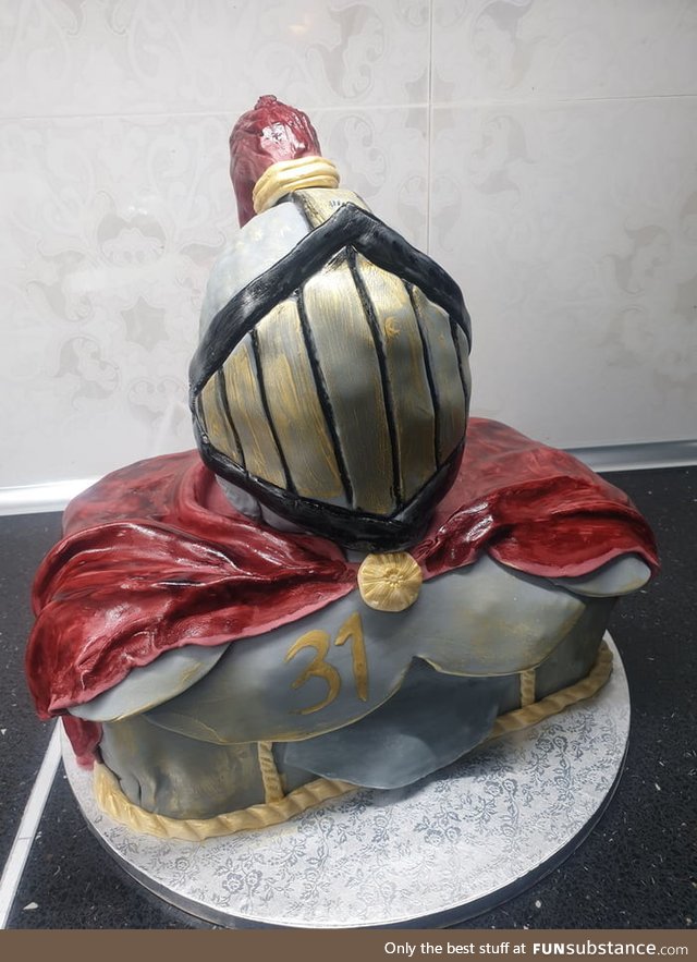 My gf made this for me on my birthday and she think this masterpiece isn't