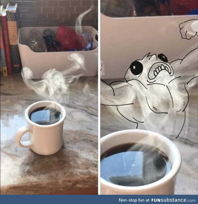 Strong coffee indeed