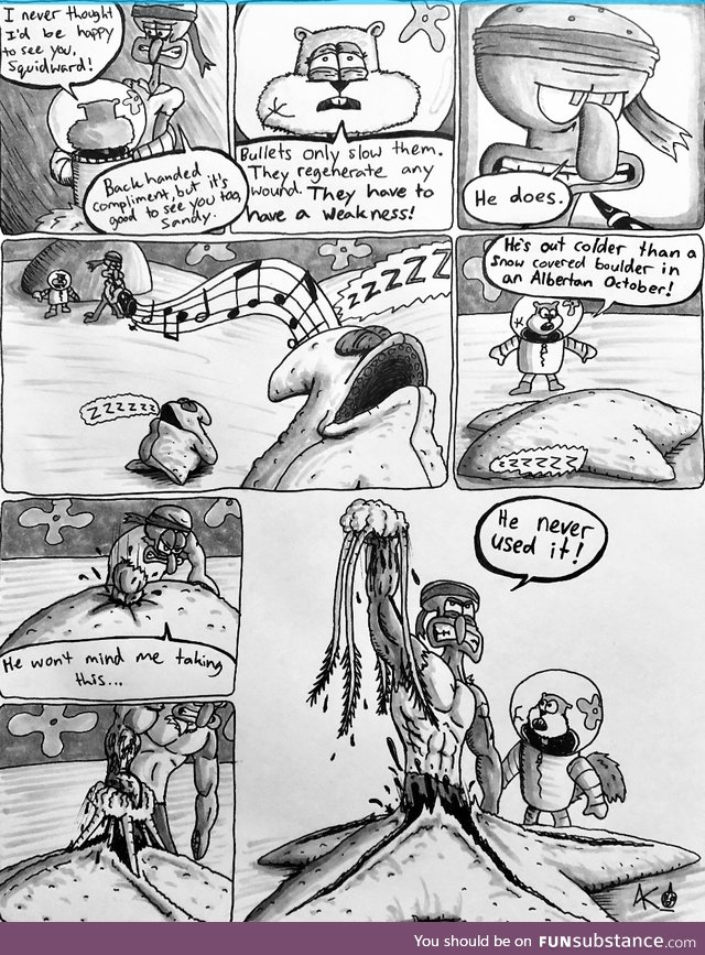 The Bikini Bottom Horror 9: And Flights of Angels Sing Thee to Thy Rest