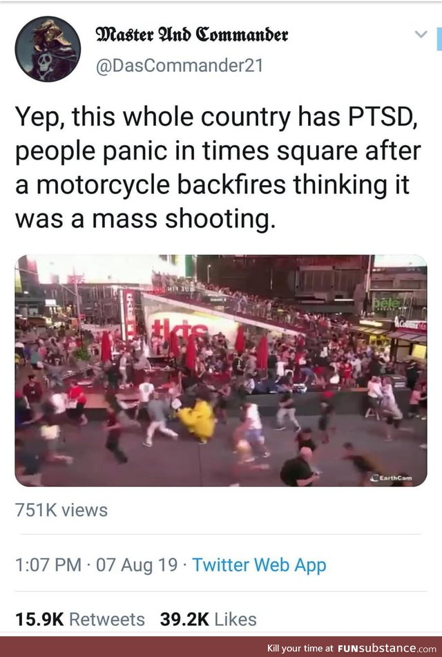 The whole US has PTSD