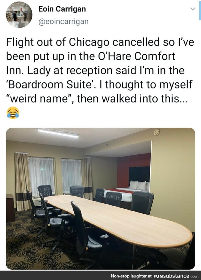 Boardroom suite indeed!