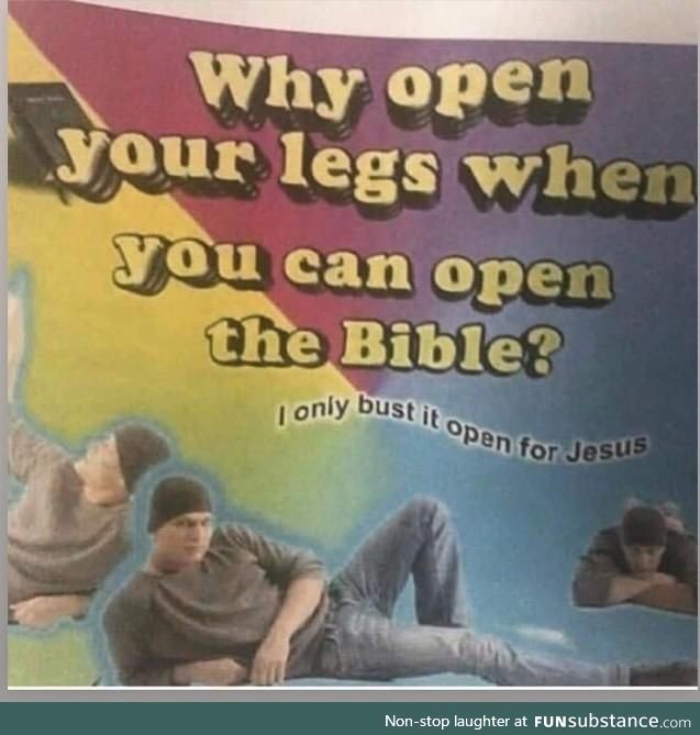 I literally found this poster at my school