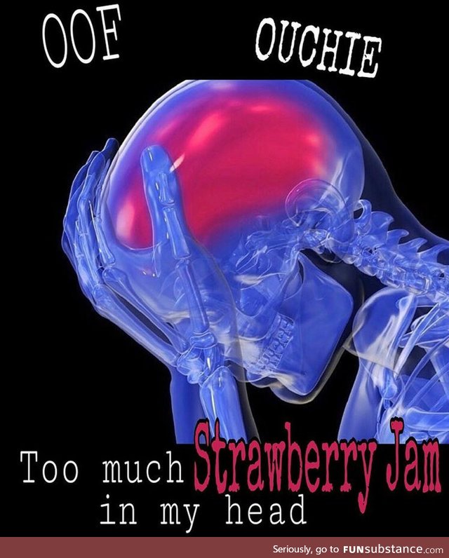 It get sticky and my thoughts get stuck