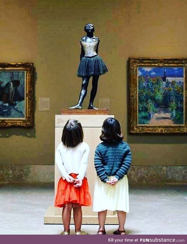 The silent dialogue of art