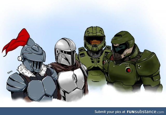 Me and the boys during a bizarre crossover episode
