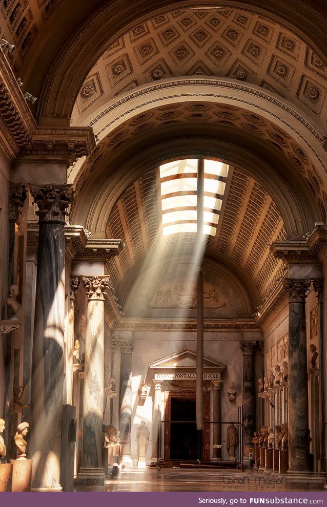 Vatican Museum Sun Rays
