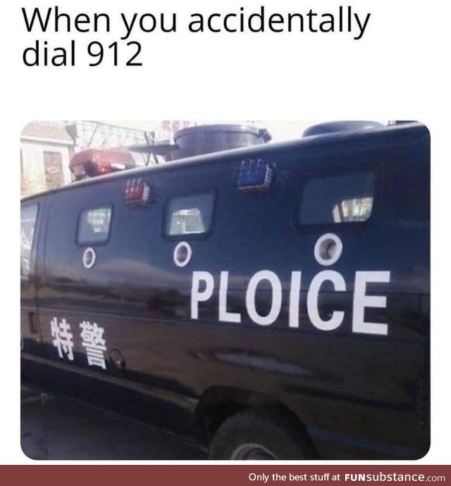 Even Ploice is fake in China