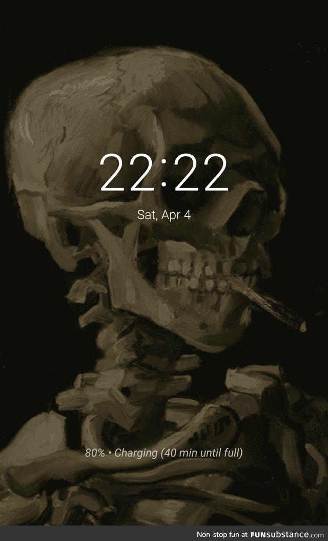 Since we're sharing wallpapers, here's my lock screen, it's a painting by van Gogh :)