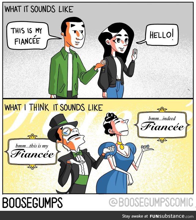 I’ll just awkwardly stumble through the word until we get hitched