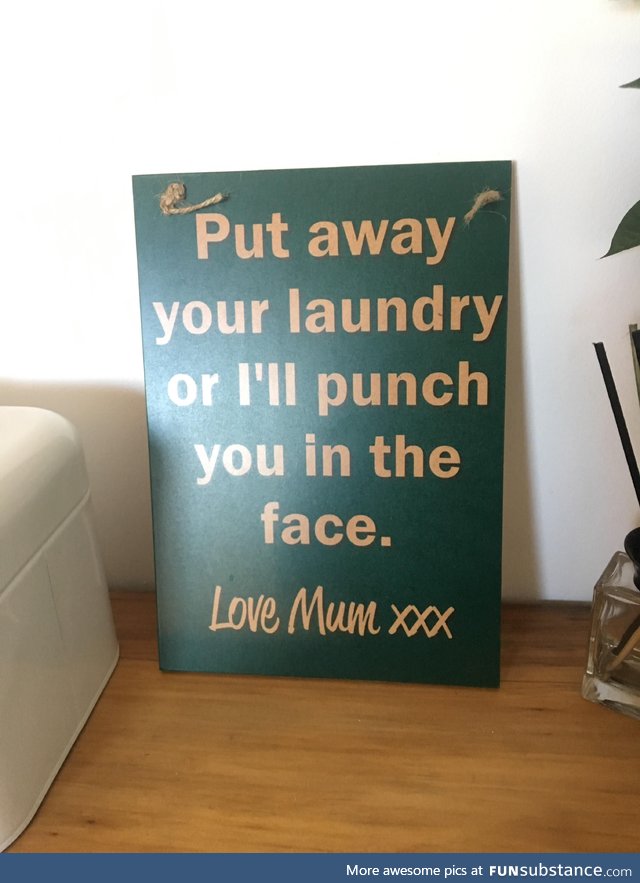 My mum just bought this