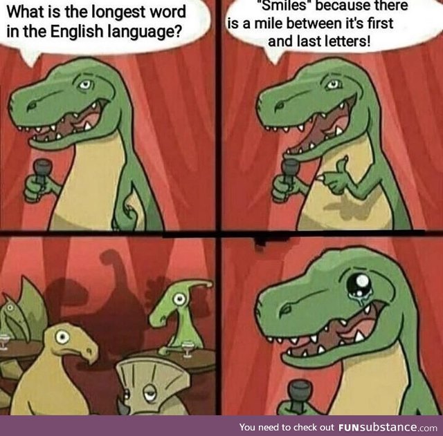 I’d laugh for him