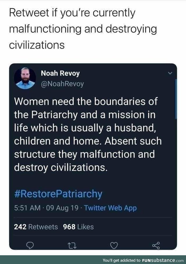 Women, destroying civilizations since 1920