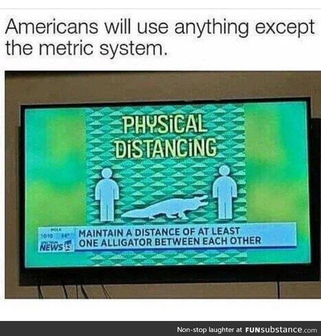 Just use the damn Metric system already. Except Florida, Florida is alright.