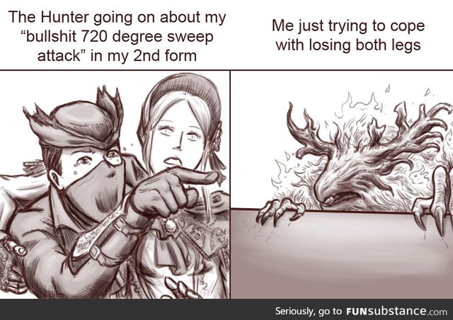 It's Tough To Be A Bloodborne Boss