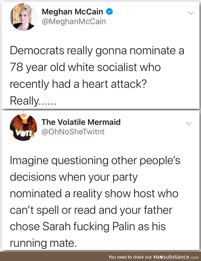 Maybe sit this one out, Megs