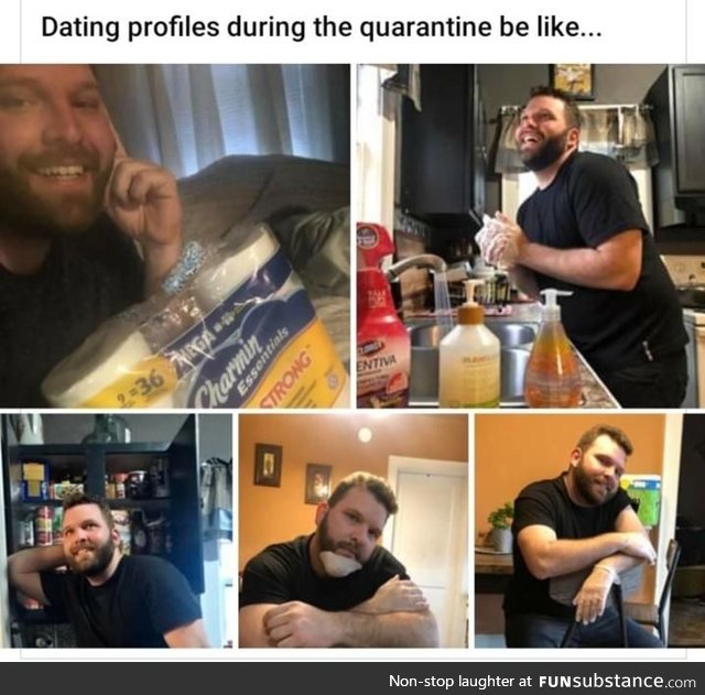 Dating profiles during a quarantine