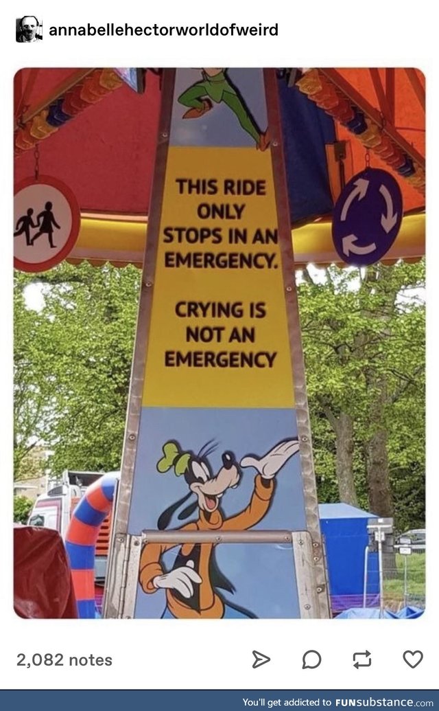 You heard if from Goofy, first