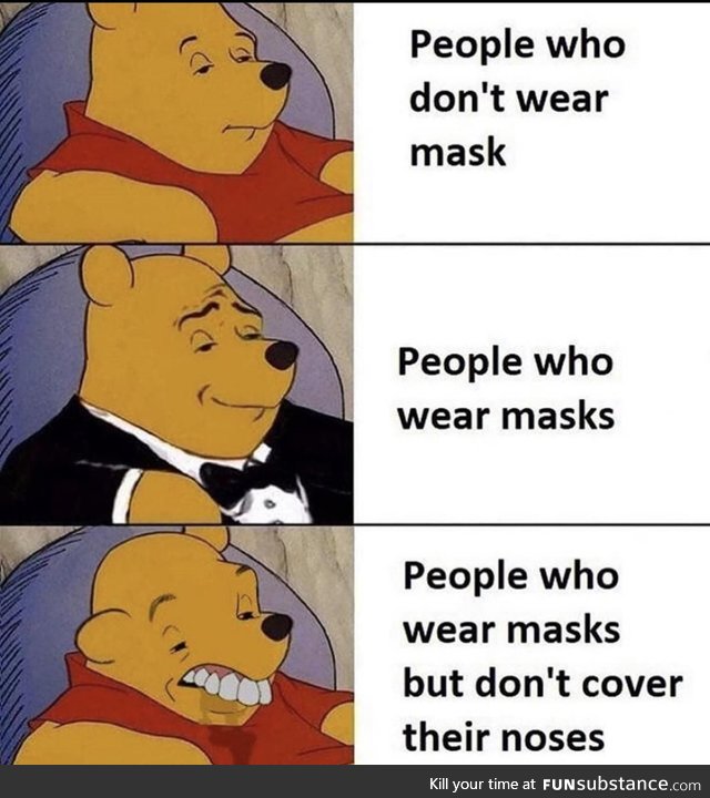 Idiots in masks
