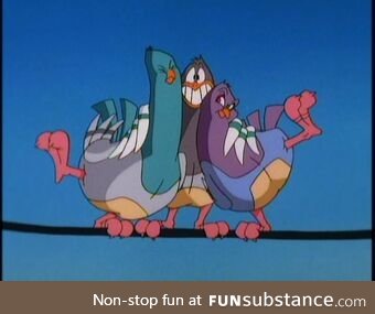 Squit, Pesto, and Bobby aka The Goodfeathers