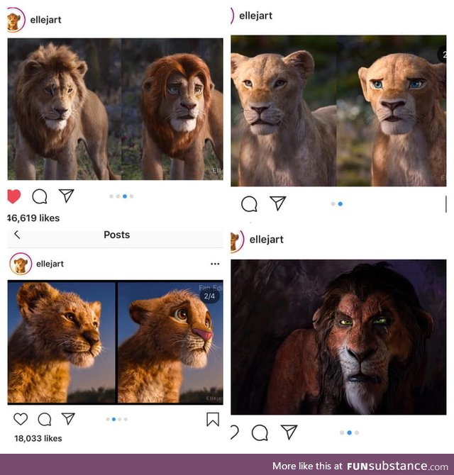 Fan Redesign of live action Lion King