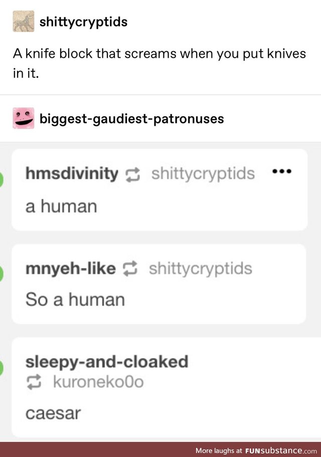Et tu, Cultro?