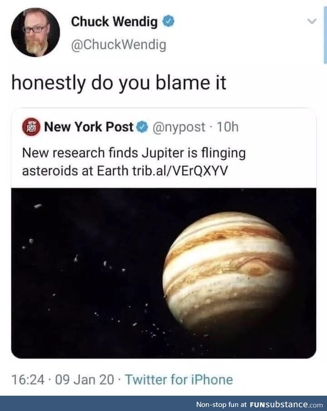 Jupiter needs better aim or bigger asteroids