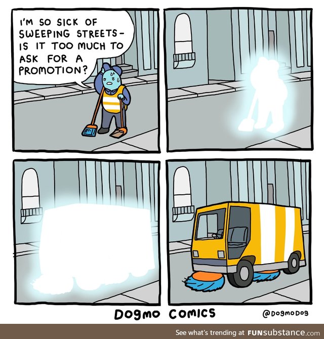 Sweeping streets