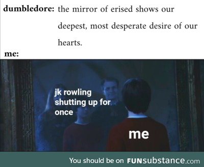 jk rowling shut up challenge