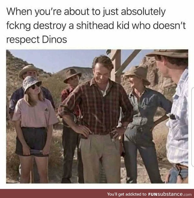 Hold my rock hammer, Janet