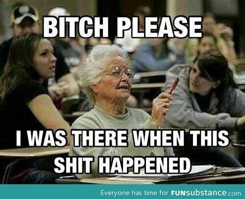Gramma in the history class